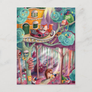 Magical Forest Postcard