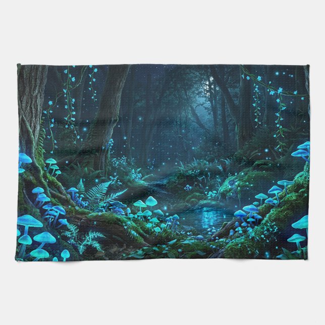 Magical Forest Tea Towel (Horizontal)