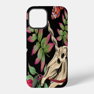 Magical Forest Unicorn Dark Pattern. iPhone 12 Case