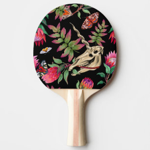 Magical Forest Unicorn Dark Pattern. Ping Pong Paddle