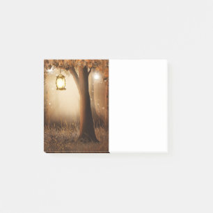 Magical Forest with Fairy Lights Post-it Notes