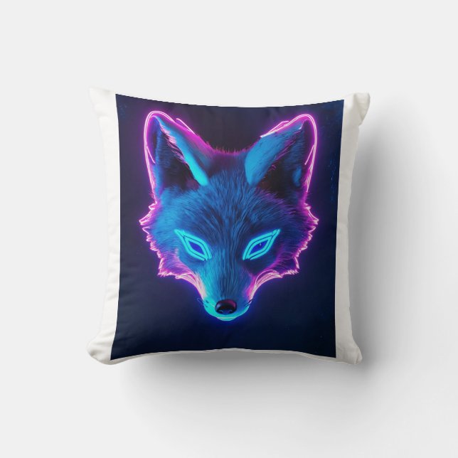 Magical fox with deep space cushion (Front)
