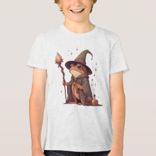 Magical Frog Wizard Tri-Blend Shirt