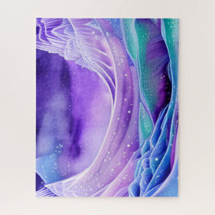 Magical Frozen Ice Seas Digital Art Jigsaw Puzzle