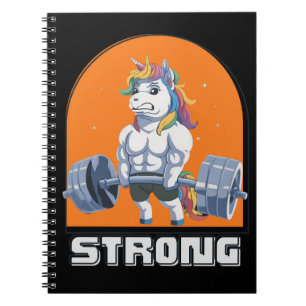 Magical Gains Unicorn Pump Notebook