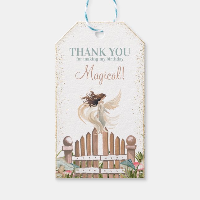 Magical Garden Fairy Gift Tag (Front)