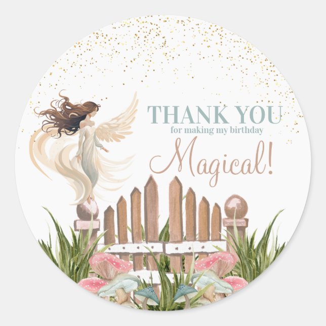 Magical Garden Fairy Stickers (Front)