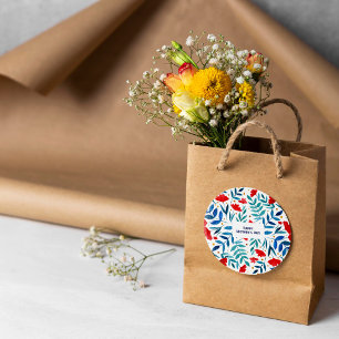 Magical Garden Mother's Day Classic Round Sticker