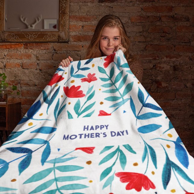 Magical Garden Mother's Day Fleece Blanket (Creator Uploaded)