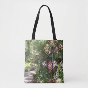 Magical garden on a tote bag
