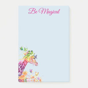 Magical Giraffe Post-it Notes