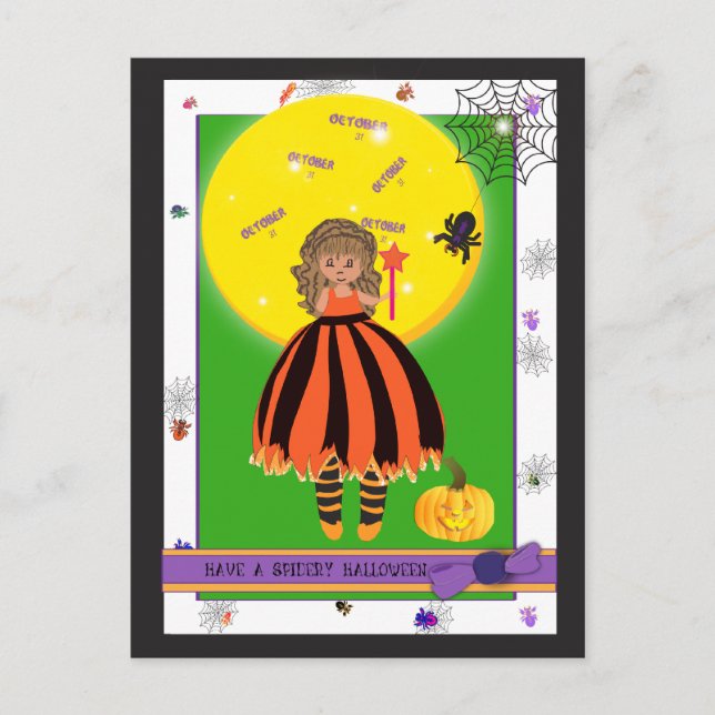 Magical girl postcard (Front)