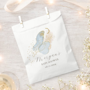 Magical Glitter Abstract Baby Shower Monogram Favour Bags