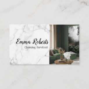 Magical Gold Sparkles Maid House Cleaning Service  Business Card