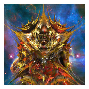 Magical Golden Star Photo Print