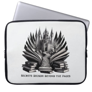 Magical Gothic Castle Staircase Laptop Bag