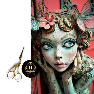 Magical Gothic Paris Gargoyle Decoupage  Tissue Paper