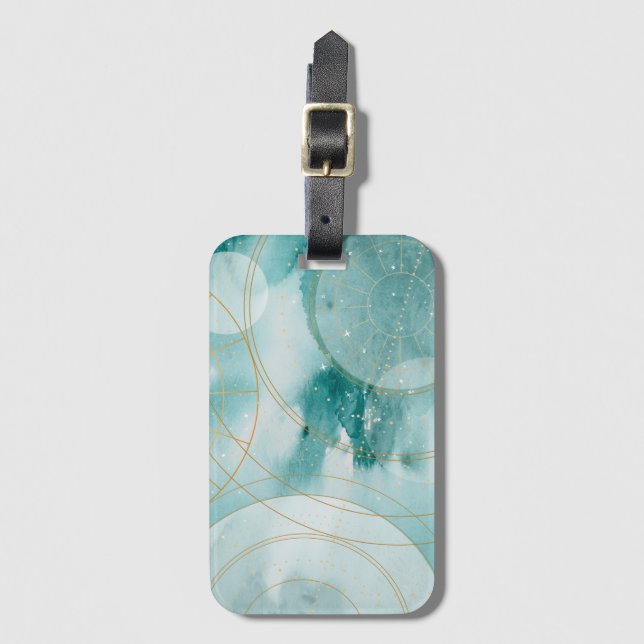 Magical Graduation Stars II Luggage Tag (Front Vertical)