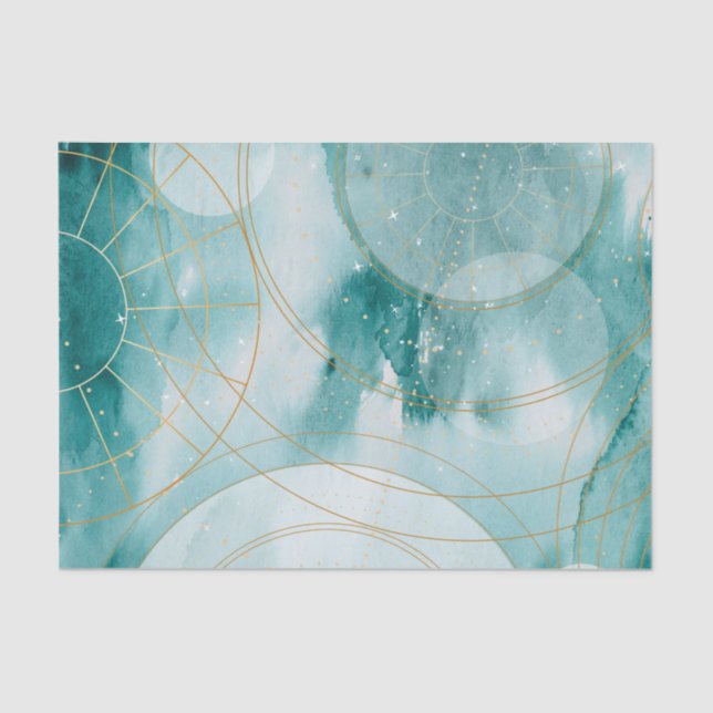 Magical Graduation Stars II Tissue Paper (Front)