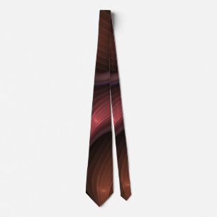 Magical Growth Modern Abstract Colorful Fractal Tie
