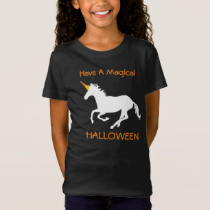 Magical Halloween Candy Corn Unicorn T-Shirt