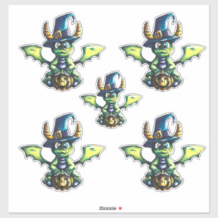 Magical Halloween Dragon Design