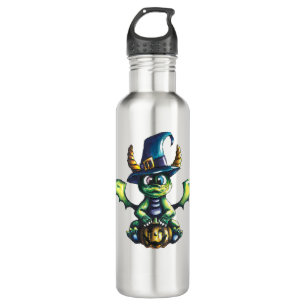 Magical Halloween Dragon Design 710 Ml Water Bottle
