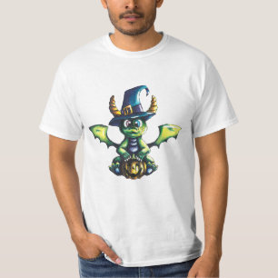 Magical Halloween Dragon Design T-Shirt