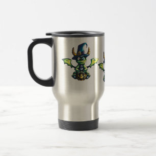 Magical Halloween Dragon Design Travel Mug