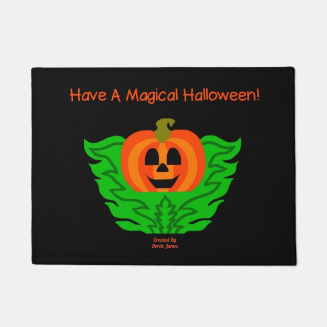 Magical Halloween Pumpkin Doormat (Front)