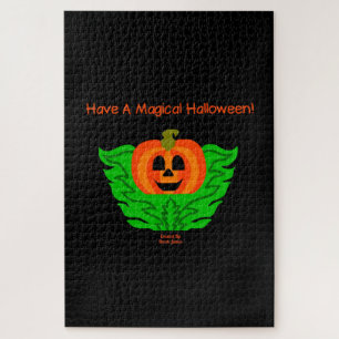 Magical Halloween Pumpkin Puzzle 20" X 30"