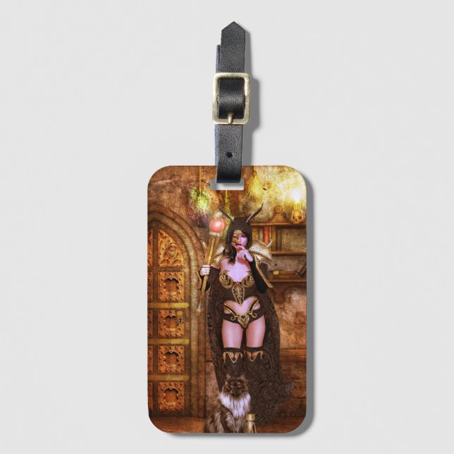 Magical Hallows Luggage Tag (Front Vertical)