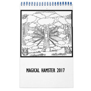 Magical Hamster 2017 Calendar