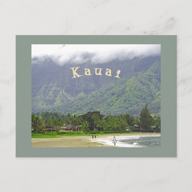  "MAGICAL HANALEI" (KAUAI) POSTCARD (Front)
