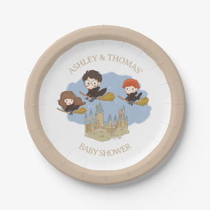 Magical Harry Potter and Hogwarts Baby Shower Paper Plate