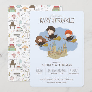 Magical Harry Potter and Hogwarts Baby Sprinkle Invitation