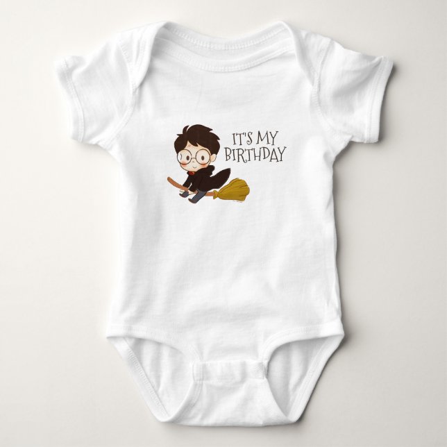 Magical HARRY POTTER™ and Hogwarts Birthday Baby Bodysuit (Front)