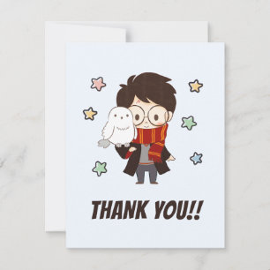 Magical HARRY POTTER™ and Hogwarts Birthday Thank You Card