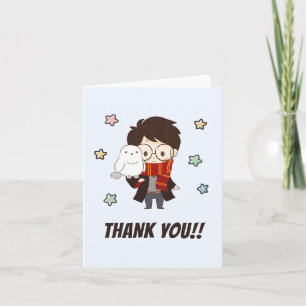 Magical HARRY POTTER™ and Hogwarts Birthday Thank You Card