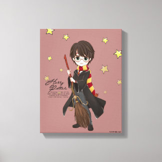 Magical HARRY POTTER™ Watercolor Canvas Print