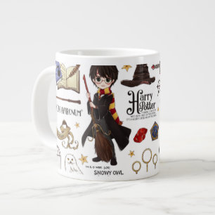 Magical HARRY POTTER™ Watercolor Large Coffee Mug