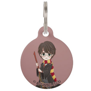 Magical HARRY POTTER™ Watercolor Pet Tag