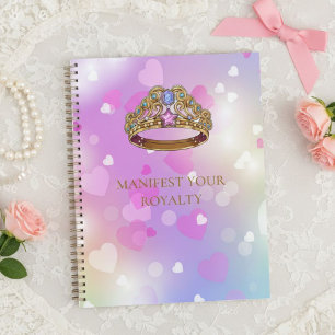 Magical Heart Tiara Spiral Notebook Planner