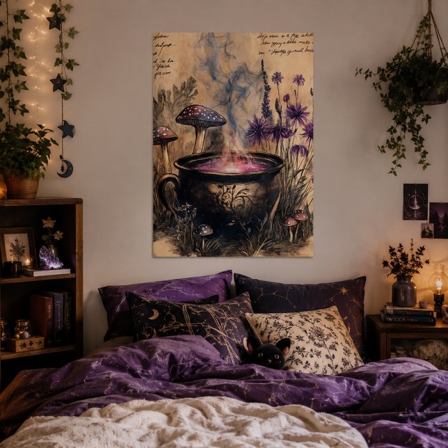 Magical Herbal Cauldron Botanical Poster (Creator Uploaded)