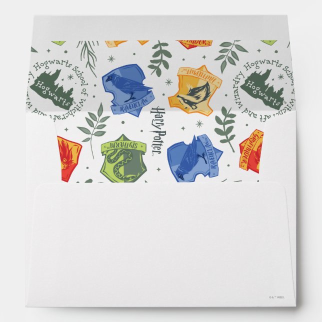 Magical Herbology HOGWARTS™ Houses Pattern Envelope (Back (Bottom))