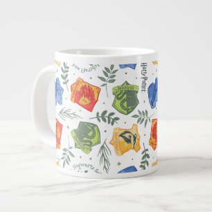 Magical Herbology HOGWARTS™ Houses Pattern Large Coffee Mug