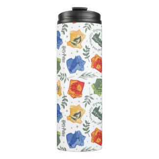 Magical Herbology HOGWARTS™ Houses Pattern Thermal Tumbler