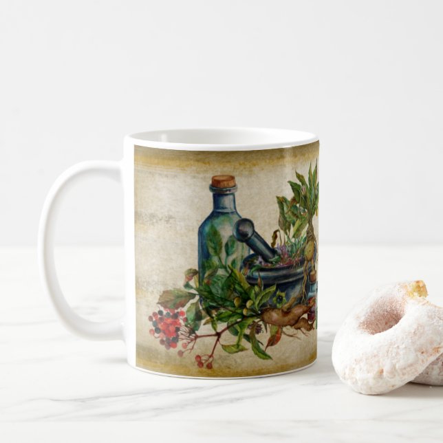 Magical Herbs Personalised Coffee Mug (With Donut)