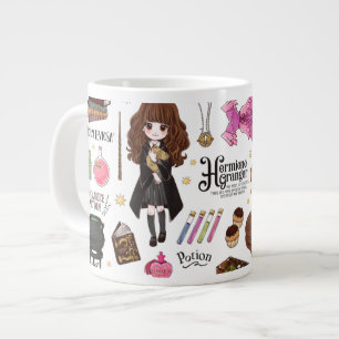 Magical Hermione Granger Watercolor Large Coffee Mug