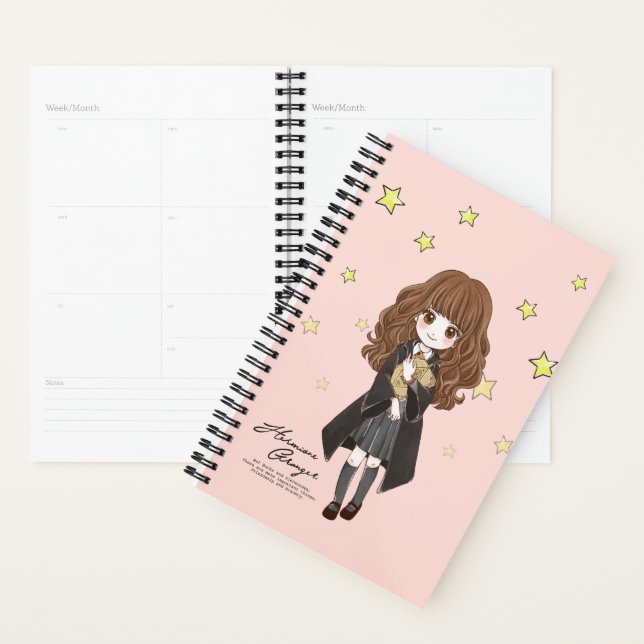 Magical Hermione Granger Watercolor Planner (Display)